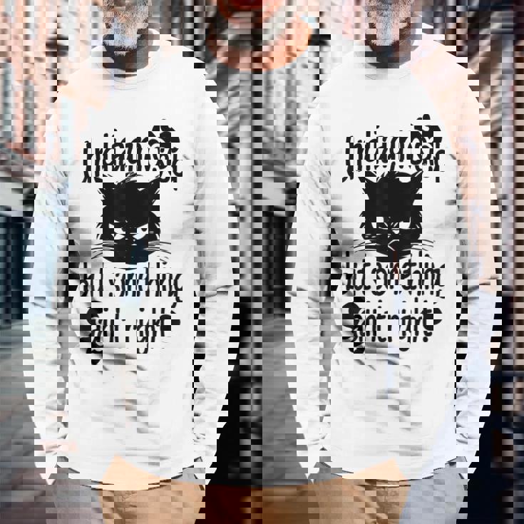 Undiagnosed Butomething Ain't Right 長袖Tシャツ 高齢者への贈り物