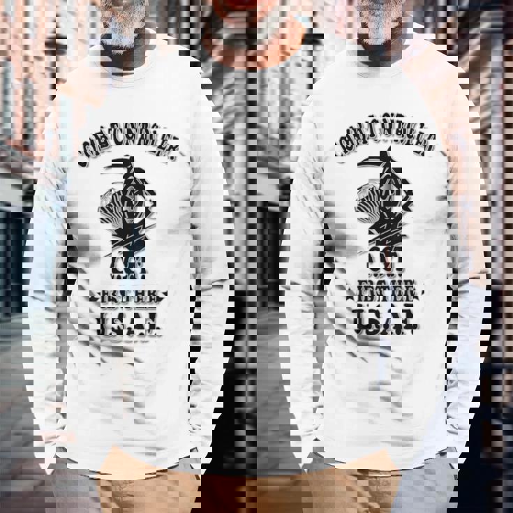 USAF Cct コンバットコントローラー バックデザイン 長袖Tシャツ 高齢者への贈り物