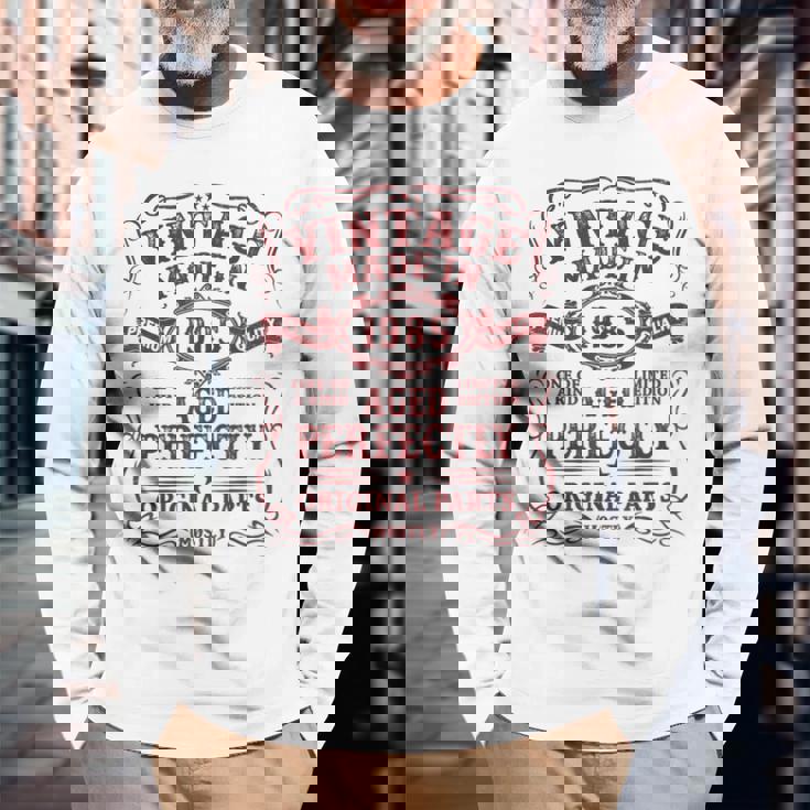 Vintage Made In 1985 The Man Myth Legend 39 Year Old 長袖Tシャツ 高齢者への贈り物