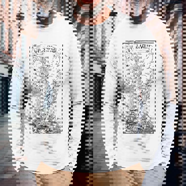 Vive La Commune 歴史的、パリのコミューン、社会主義者 長袖Tシャツ 高齢者への贈り物