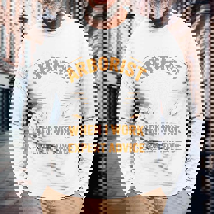 Yes I'm An Arborist Arboricultureアーボリスト 長袖tシャツ 長袖Tシャツ 高齢者への贈り物