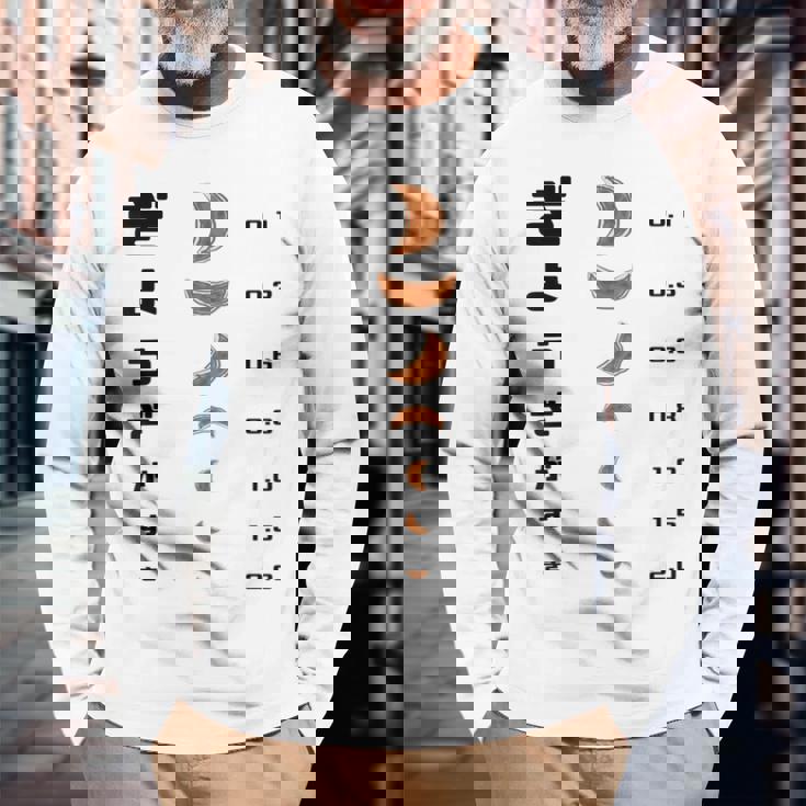 【ぎょうざ】餃子 視力検査 ギョーザ 可愛い 面白い おもしろ 文字入り ネタ ウケ狙い 食べ物 ごはん 変な 料理 長袖Tシャツ 高齢者への贈り物