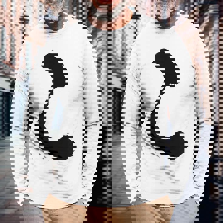 【こ】ひらがな 一文字 可愛い 日本語 面白い おもしろ ネタ 筆文字 平仮名 五十音 文字 かっこいい ウケ狙い 毛筆 長袖Tシャツ 高齢者への贈り物