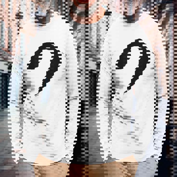 【つ】ひらがな 一文字 可愛い 日本語 面白い おもしろ ネタ 筆文字 平仮名 五十音 文字 かっこいい ウケ狙い 毛筆 長袖Tシャツ 高齢者への贈り物