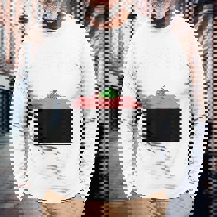 【ネギトロ】マグロ トロ ねぎ 寿司 おすし 軍艦巻き 可愛い おもしろ 面白い 食べ物 鮨 ネタ ウケ狙い 文字入り 長袖Tシャツ 高齢者への贈り物