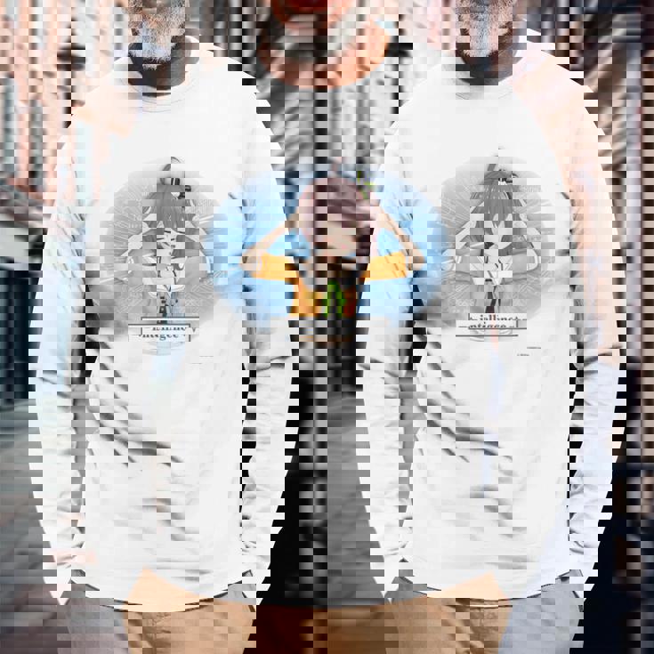 【夏色まつり】ホロぐら名場面 長袖Tシャツ 高齢者への贈り物