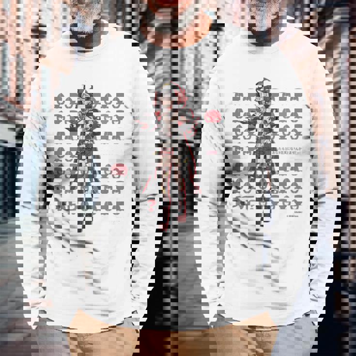 【沙花叉クロヱ】ホロぐら名場面 長袖Tシャツ 高齢者への贈り物