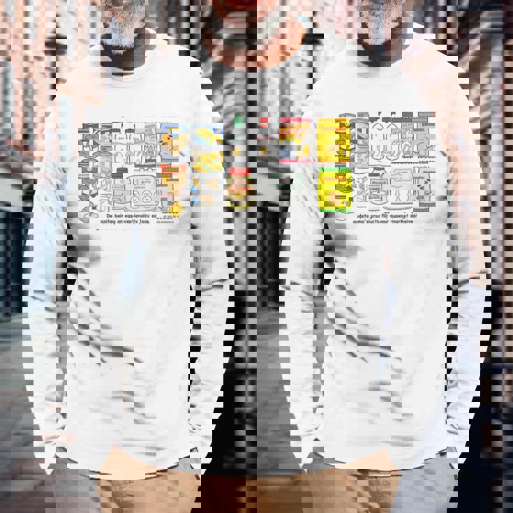 ぐでたま Supermarket 長袖Tシャツ 高齢者への贈り物