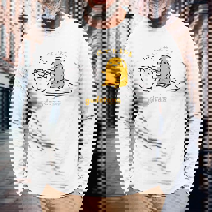 ぐでたま ぐーでたまたま ライトカラー 長袖Tシャツ 高齢者への贈り物