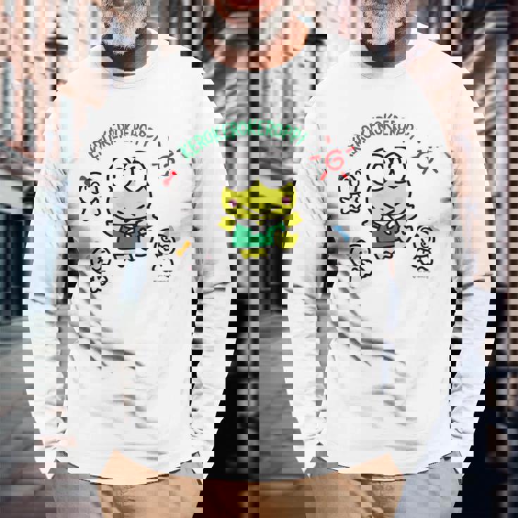 けろけろけろっぴ てるてるぼうず ライトカラー 長袖Tシャツ 高齢者への贈り物