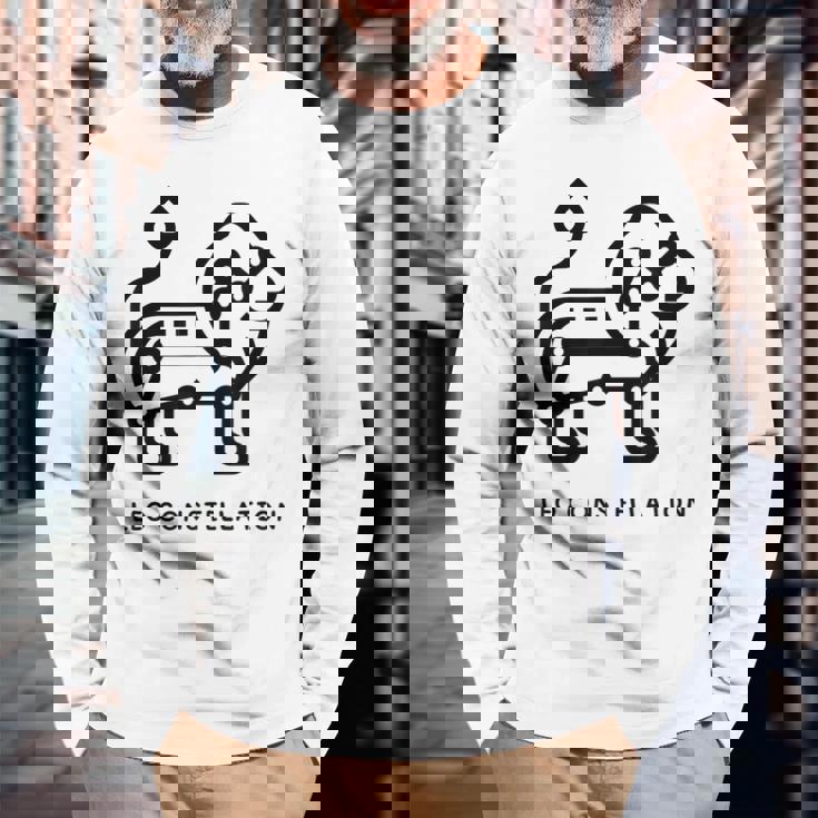 しし座 長袖Tシャツ 高齢者への贈り物