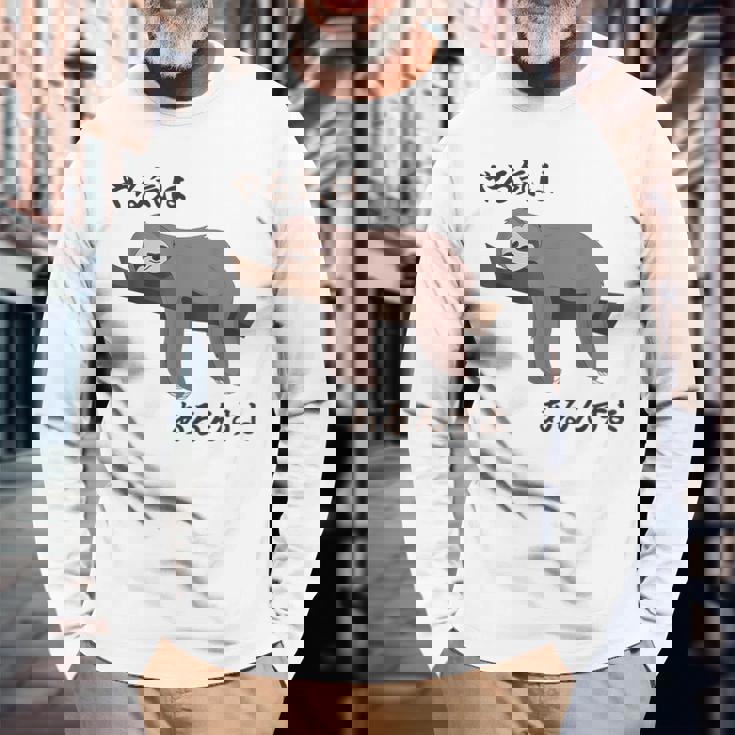 やる気はあるんすよ パンダ ジョーク かわいい 動物好き ギャグ好き ジョーク好き ギャグ おもしろ ネタ 長袖Tシャツ 高齢者への贈り物