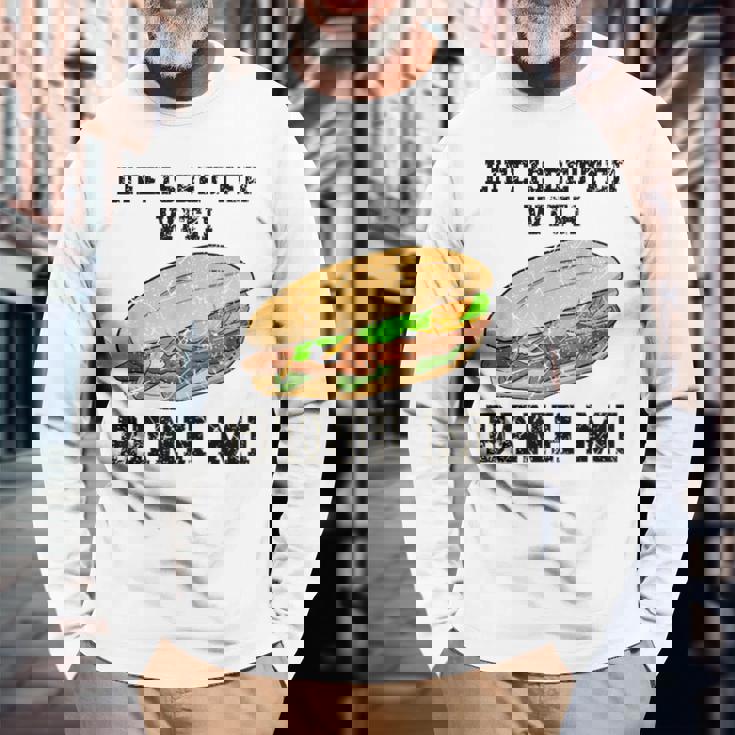 アジアンフード キッチン パン バゲット バインミー ベトナム ベトナム 長袖Tシャツ 高齢者への贈り物