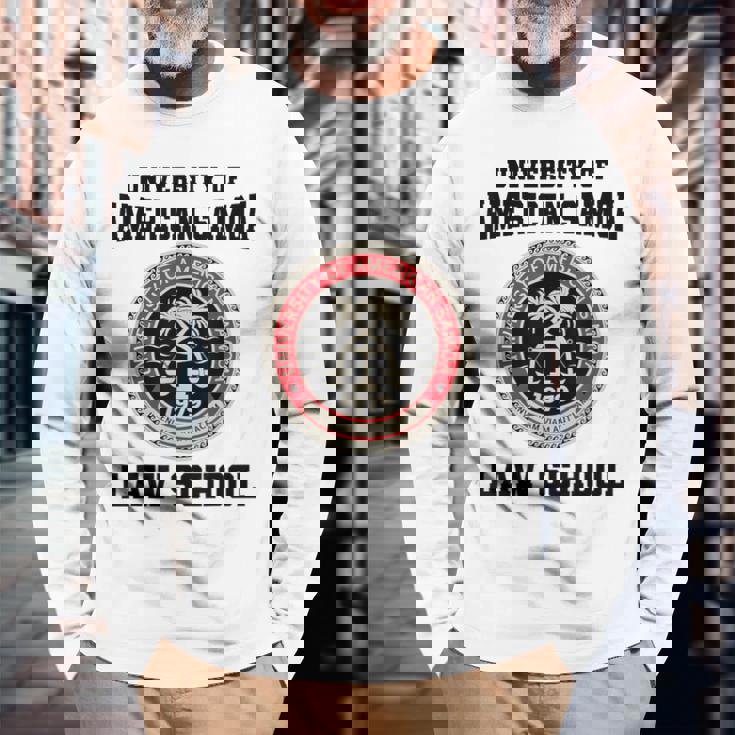 アメリカサモア大学ロースクール。 長袖Tシャツ 高齢者への贈り物