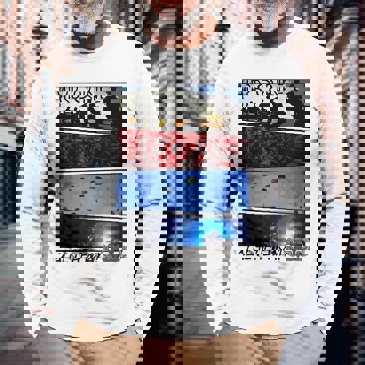 アメリカン・マローダー：エアボーン・パラトルーパー・アドベンチャーズ 長袖Tシャツ 高齢者への贈り物