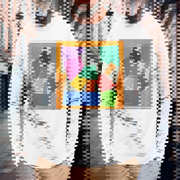 アンリ・マティス カタツムリ 長袖Tシャツ 高齢者への贈り物