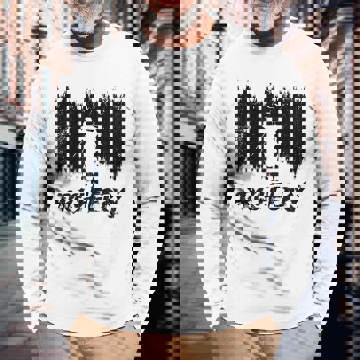 アーチェリー コンポジットボウ 長袖Tシャツ 高齢者への贈り物