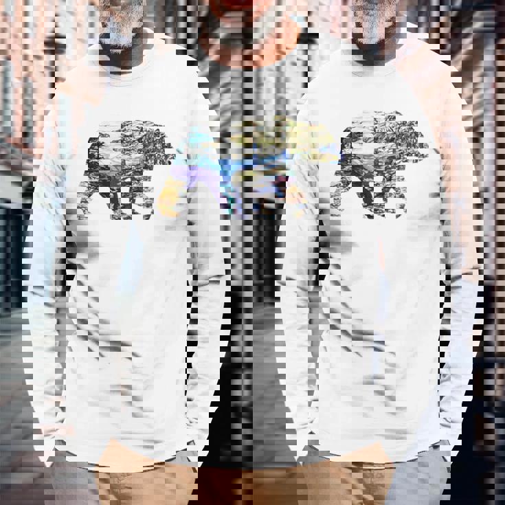 アーティスト演出 長袖Tシャツ 高齢者への贈り物