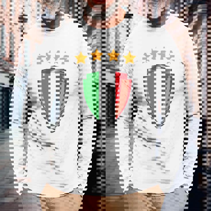 イタリアサッカーシャツ 長袖Tシャツ 高齢者への贈り物