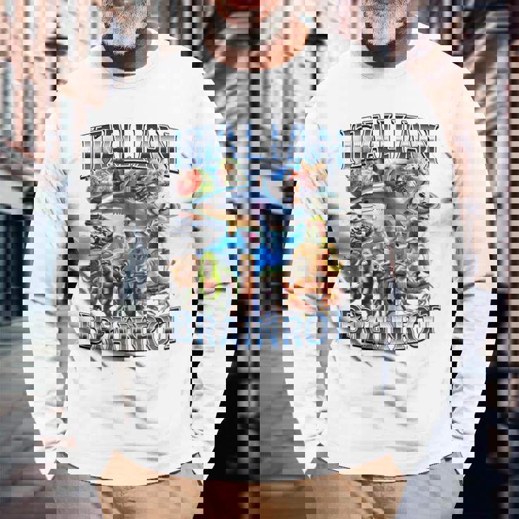 イタリアンブレイン 長袖tシャツ 長袖Tシャツ 高齢者への贈り物