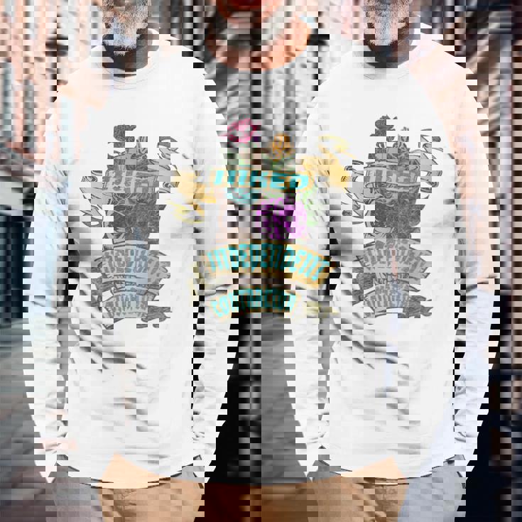 インディペンデント コントラクター インクドクロ タトゥー バックサイドデザイン 長袖Tシャツ 高齢者への贈り物