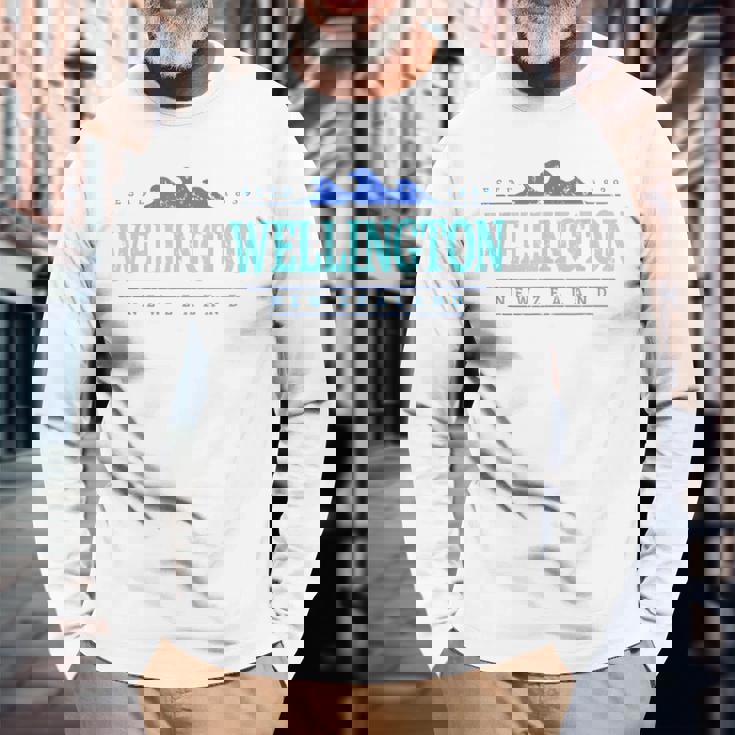 ウェリントン ニュージーランド 長袖Tシャツ 高齢者への贈り物