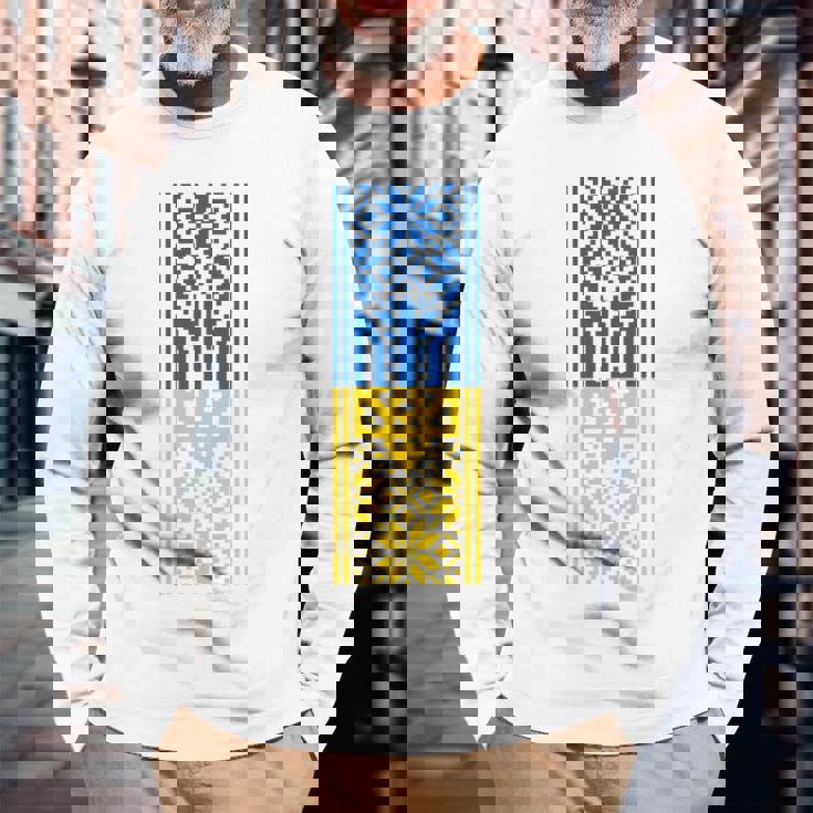 ウクライナの紋章yshyvanka コスチューム ゼレンスキー大統領 長袖tシャツ 長袖Tシャツ 高齢者への贈り物