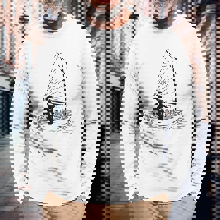 オプティミストヨット 長袖Tシャツ 高齢者への贈り物