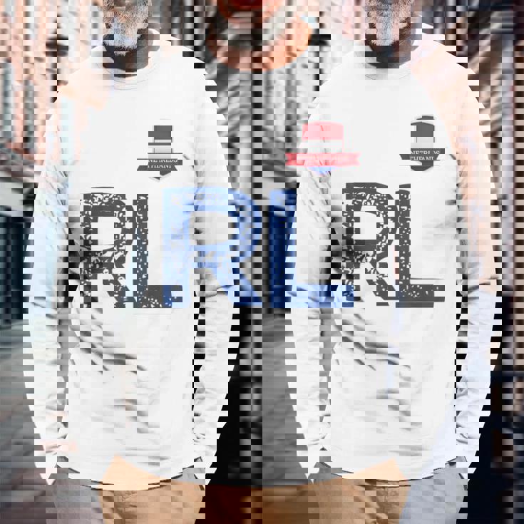 オランダ オランダ 人間の旗 文字 R And L Nederland 長袖Tシャツ 高齢者への贈り物