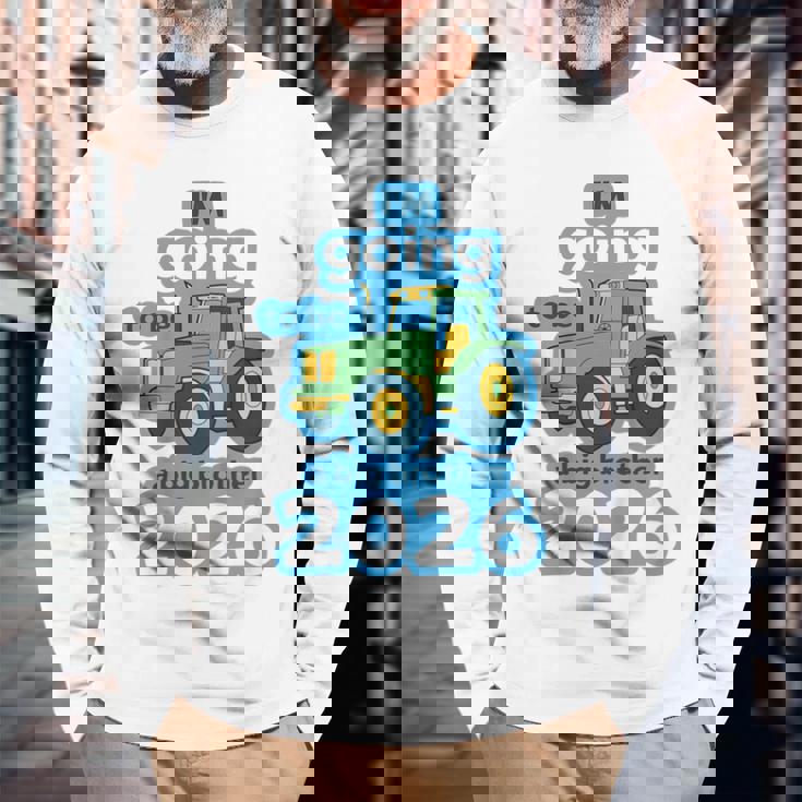 キッズ 2026年にお兄ちゃんになるよ 長袖Tシャツ 高齢者への贈り物