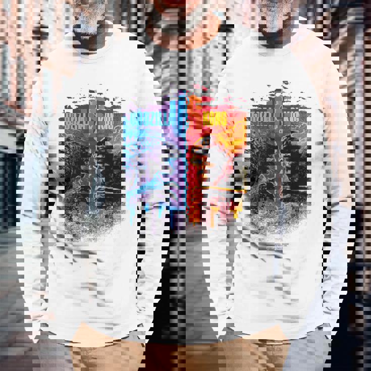 キッズ 『ゴジラvsコング』8 長袖Tシャツ 高齢者への贈り物