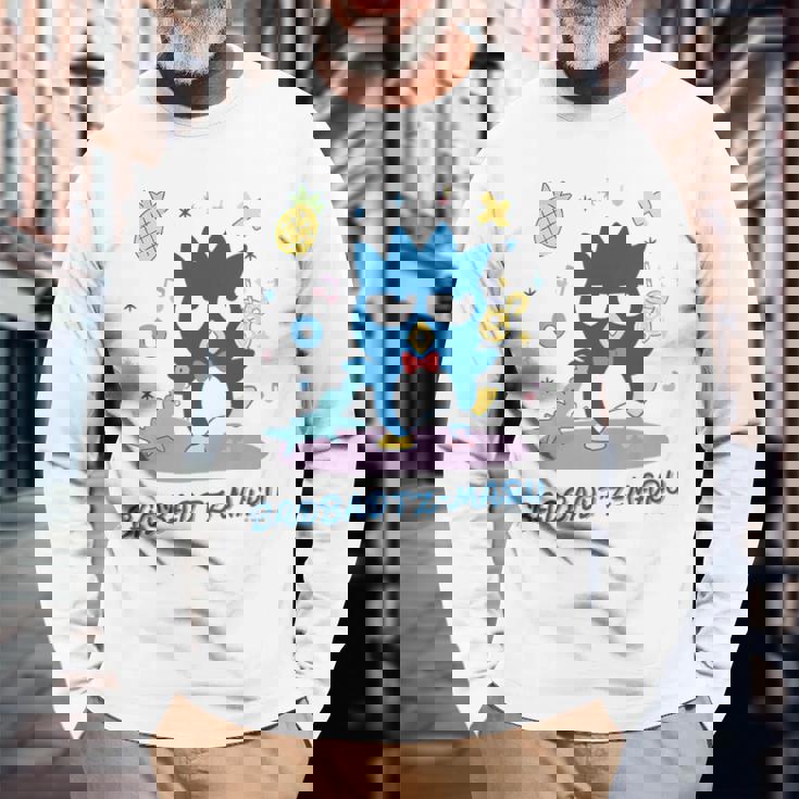 キッズ バッドばつ丸 かんぱい 長袖Tシャツ 高齢者への贈り物