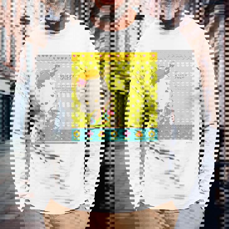 キッズ ポチャッコ Thank You 長袖Tシャツ 高齢者への贈り物