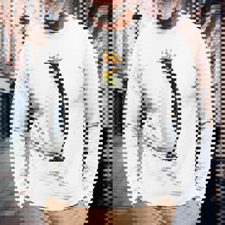 キングペンギン King Penguin 長袖Tシャツ 高齢者への贈り物