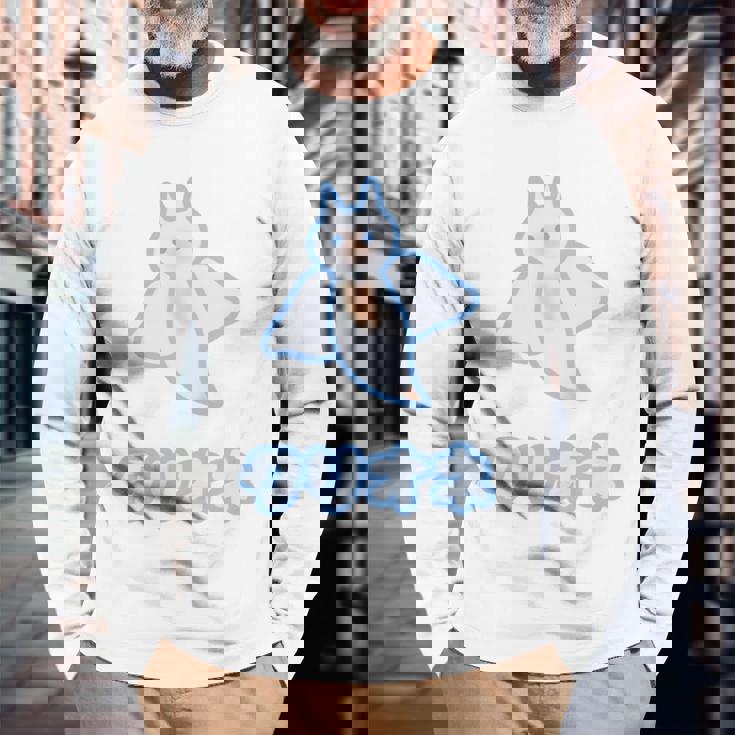 クリオネ（Big ビッグ）【どうぶつ フレンズ】ポップ ゆるくて かわいい キャラクター イラスト 長袖tシャツ 長袖Tシャツ 高齢者への贈り物