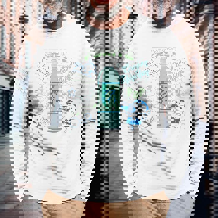 クレヨンしんちゃん しんちゃんとプスライト 長袖Tシャツ 高齢者への贈り物