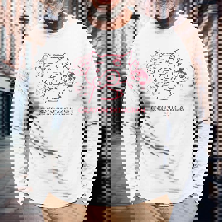 クレヨンしんちゃん ぶりぶりざえもん 落書き 長袖tシャツ 長袖Tシャツ 高齢者への贈り物