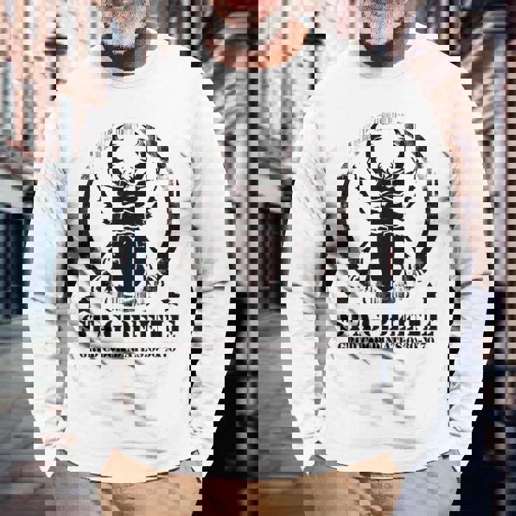 クワガタムシ昆虫コレクターデザイン 長袖Tシャツ 高齢者への贈り物