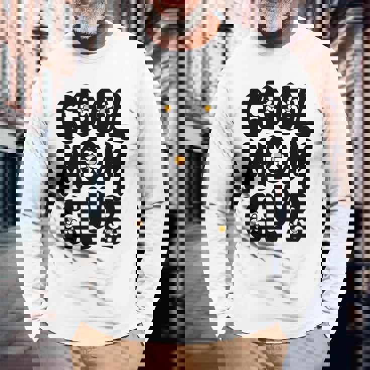 クールなママは無敵の母性ママライフ 長袖tシャツ 長袖Tシャツ 高齢者への贈り物