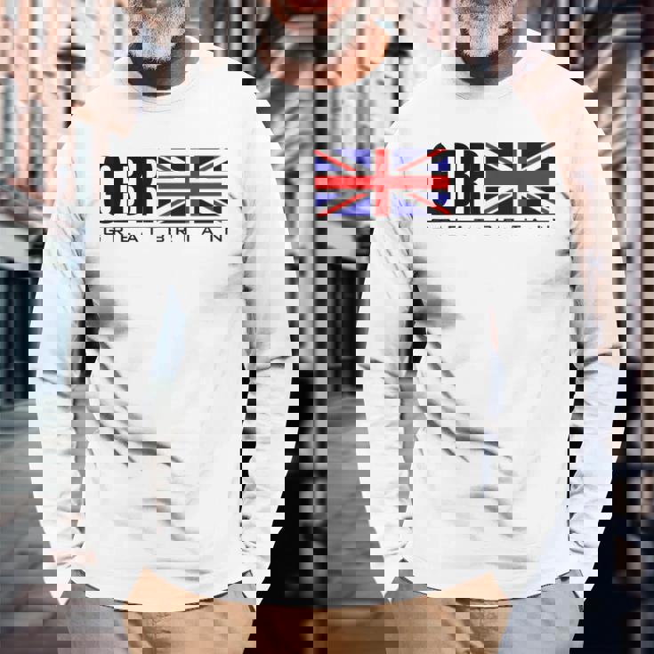 グレートブリテン国旗 ユニオンジャック ブリティッシュアスレチック チーム スポーツ 長袖Tシャツ 高齢者への贈り物