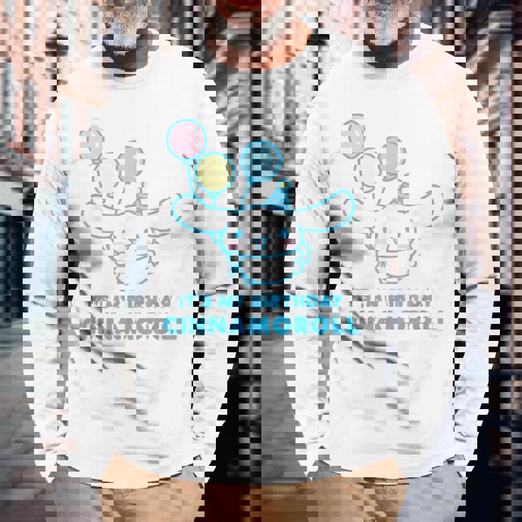 シナモロール It's My Birthday 長袖Tシャツ 高齢者への贈り物