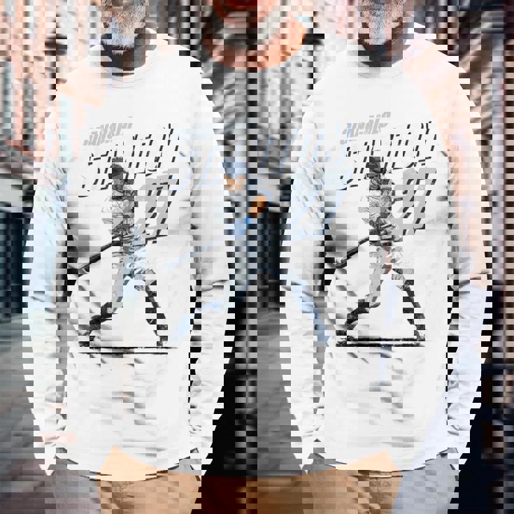 ジャンカルロ・スタントン 長袖Tシャツ 高齢者への贈り物