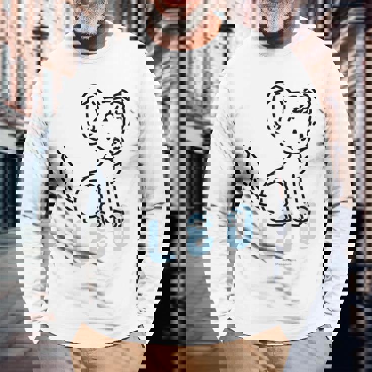 ジャングル大帝 Round （レオ）Ctezuka Productions 長袖Tシャツ 高齢者への贈り物