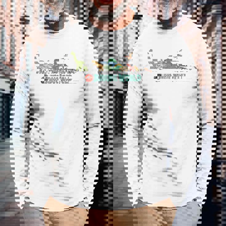 ジュラシック・ワールド Loose Illust 長袖Tシャツ 高齢者への贈り物