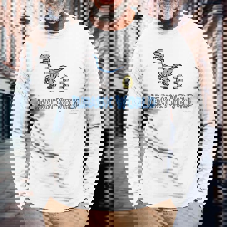 ジュラシック・ワールド ラプトル Loose Illust 長袖Tシャツ 高齢者への贈り物