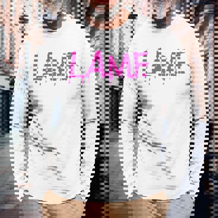 ジョニー・サンダース Lamf 長袖tシャツ 長袖Tシャツ 高齢者への贈り物