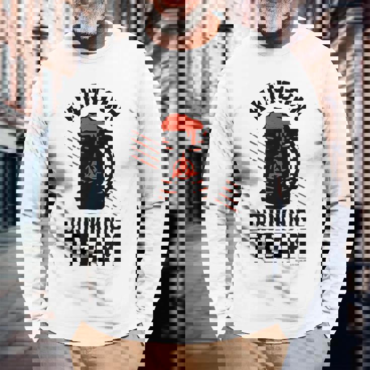 スタートレック クリンゴン ドリンキングチーム 長袖Tシャツ 高齢者への贈り物