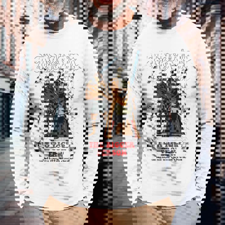 スター・ウォーズ クラシック テイク・ザ・ハイグラウンド アナキン&オビワン 長袖Tシャツ 高齢者への贈り物