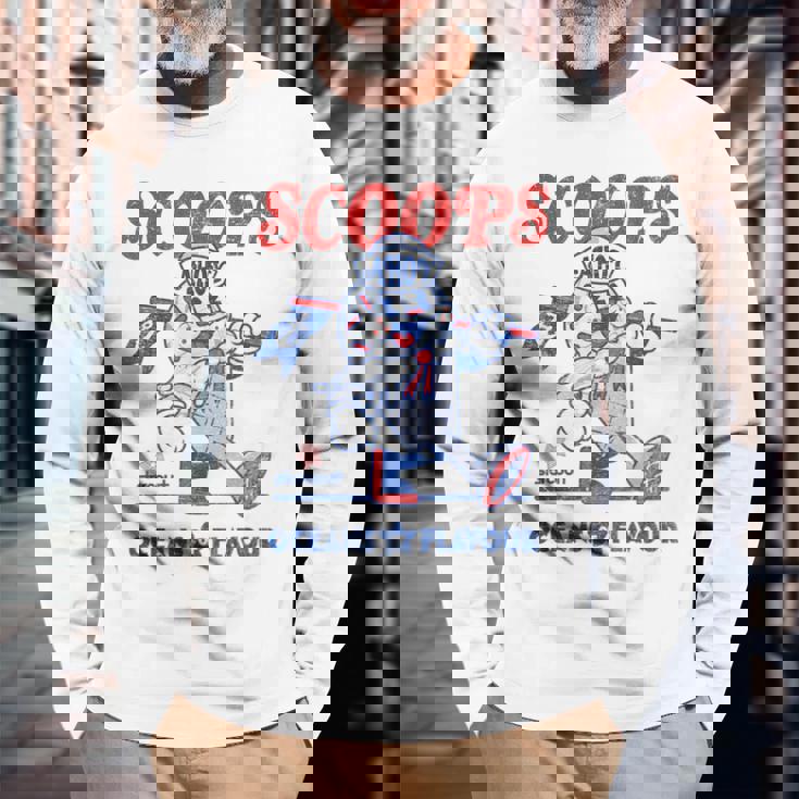 ストレンジャー・シングス スクープ アホイ アイスクリーム マスコット スターコート レトロ 長袖Tシャツ 高齢者への贈り物