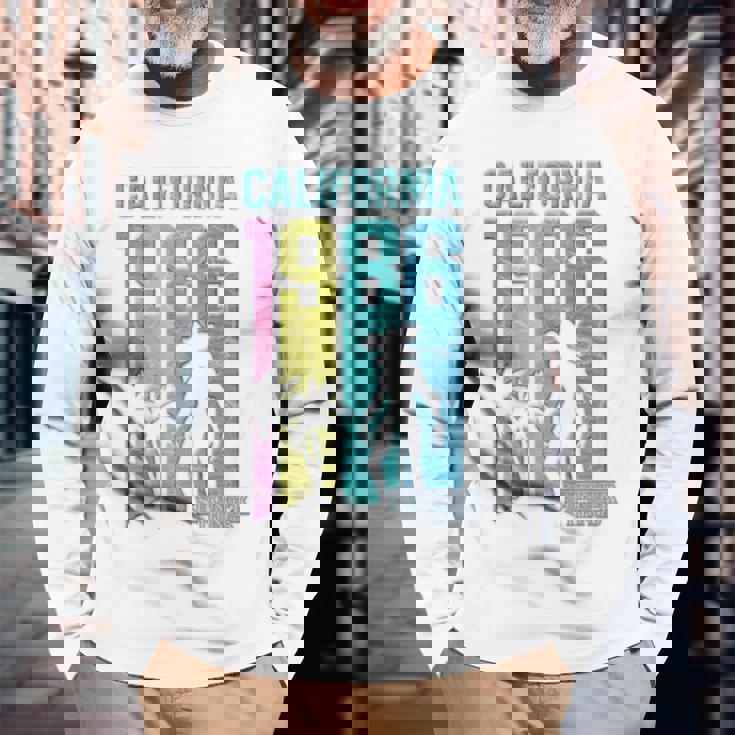 ストレンジャー・シングス デモゴルゴン カリフォルニア 1986年 ファン記念品 長袖tシャツ 長袖Tシャツ 高齢者への贈り物